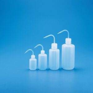 Narrow mouth wash bottle, LDPE with Standard Dispensing Nozzle