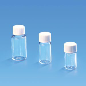 Sterile Round Diagnostic Bottles, PETG with HDPE closure