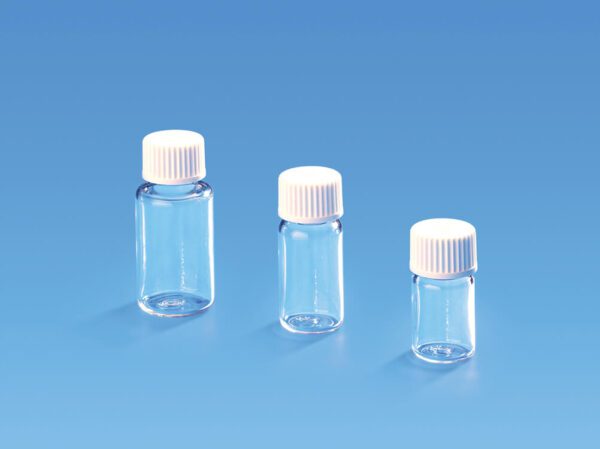 Sterile Round Diagnostic Bottles, PETG with HDPE closure