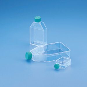Sterile Tissue Culture Flask, PS with flat type HDPE Closure