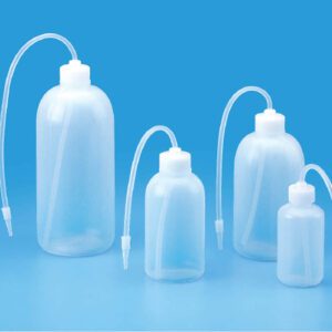 Narrow Mouth Wash Bottle, LDPE, with long stem nozzle