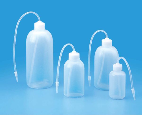 Narrow Mouth Wash Bottle, LDPE, with long stem nozzle