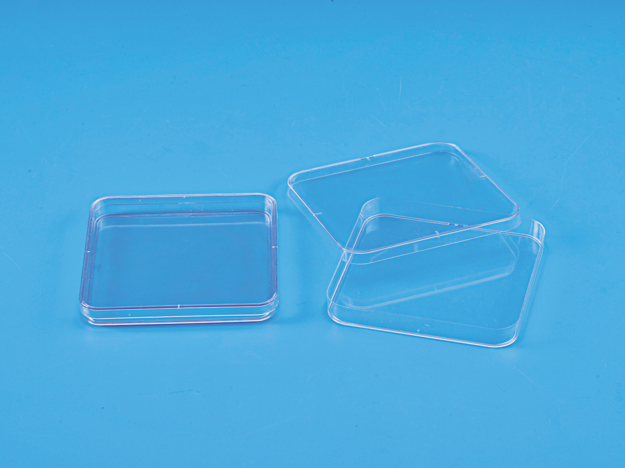 Square Petri Dishes, Gamma Sterile, PS